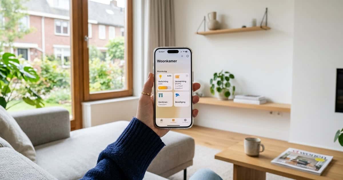 Apple HomeKit smart home bediening op iPhone
