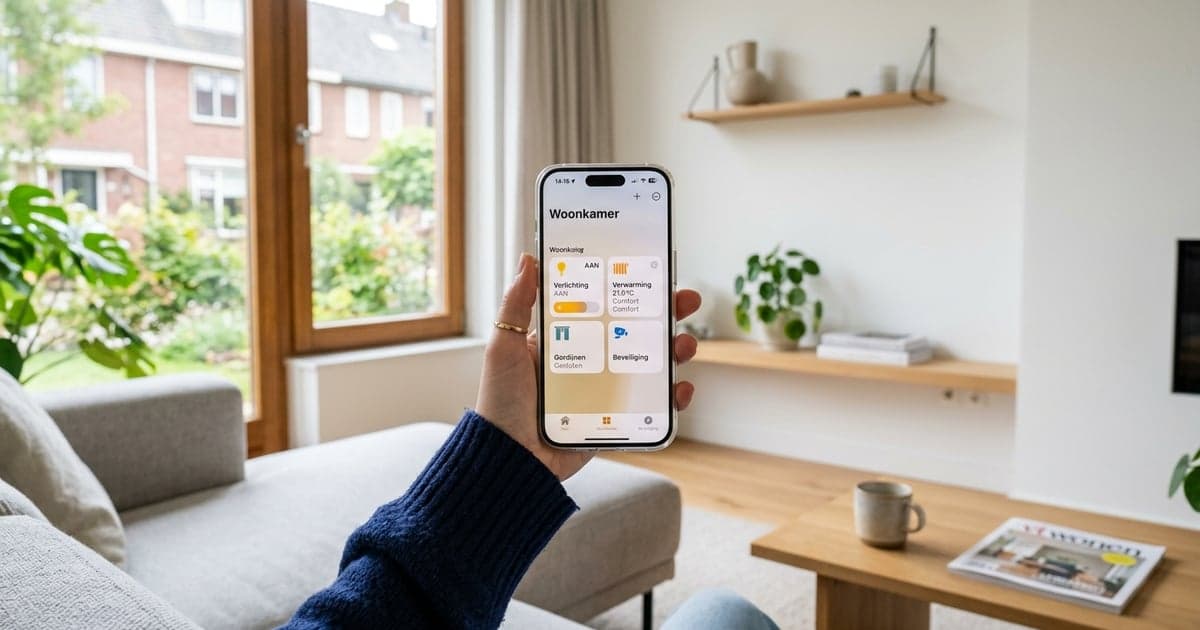 Apple HomeKit smart home bediening op iPhone