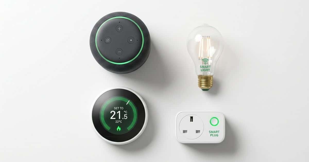 Smart home bediening via smartphone app met energiemonitoring